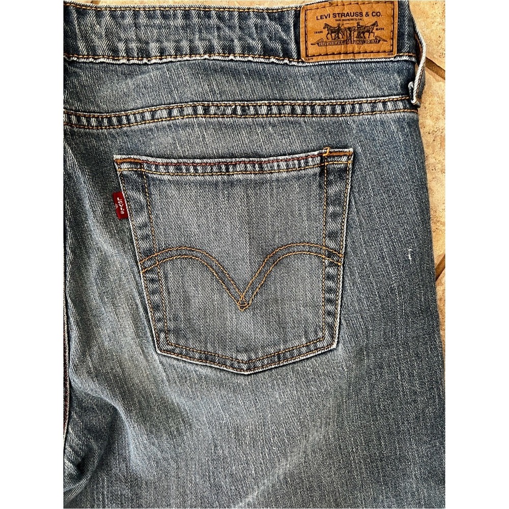 Levis 545 Low Boot Cut Jeans Womens 14M Medium Wash Denim Blue Pants